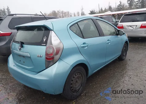2012 Toyota Prius C One from USA, damaged, VIN JTDKDTB30C1026280